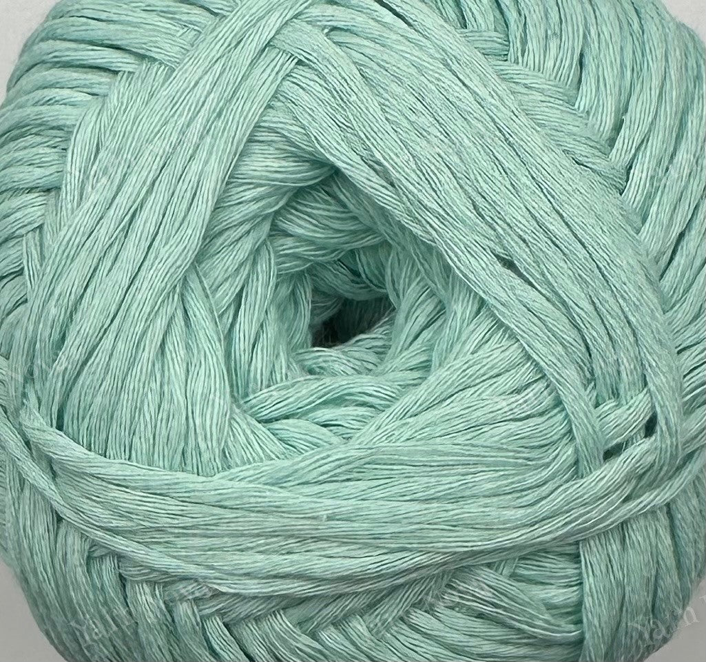 Vintage Cotton Knitting Crochet Yarn Wool - 5 x 100g Balls - V46 Mint Green