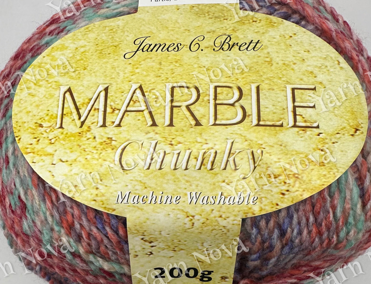 Marble Chunky Knitting Crochet Yarn Wool -James C Brett 200g Balls - All Colours
