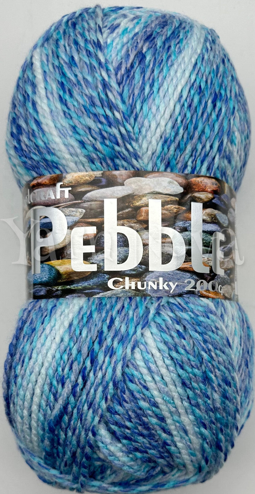 Woolcraft Pebble Chunky Knitting Crochet Yarn Wool - 200g - Choice 40+ Colours -