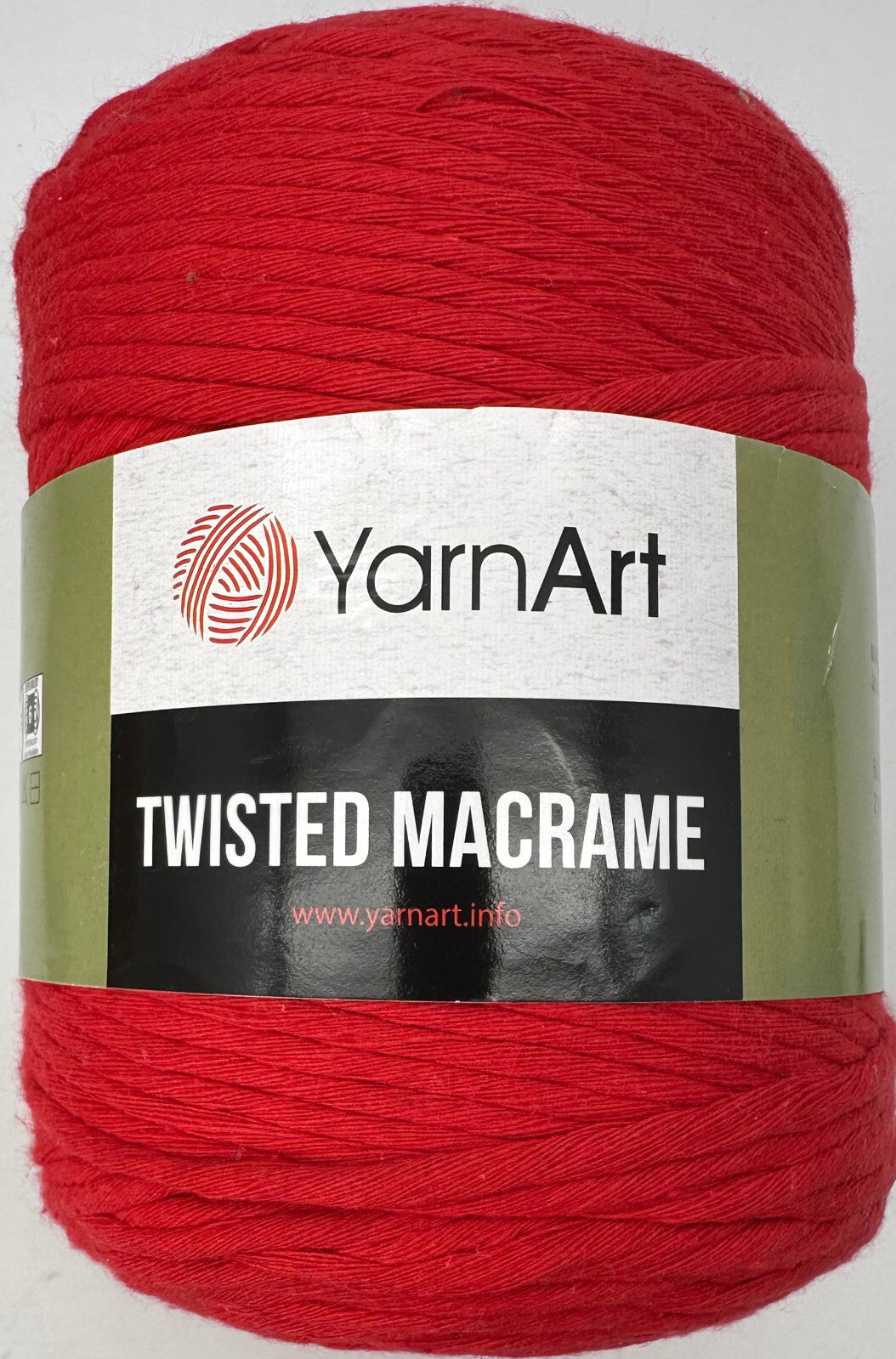 YarnArt Twisted Macrame Cord 4mm Single Twist Crochet Macrame Cord - 500g Rolls