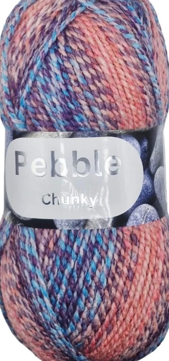 Woolcraft Pebble Chunky Knitting Crochet Yarn Wool - 200g - Choice 40+ Colours -