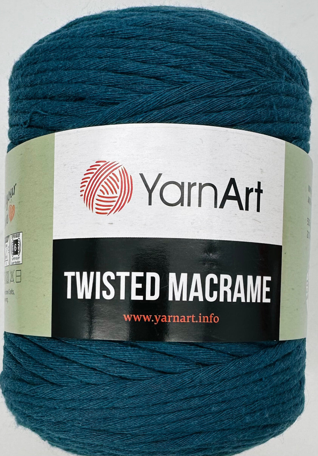 YarnArt Twisted Macrame Cord 4mm Single Twist Crochet Macrame Cord - 500g Rolls