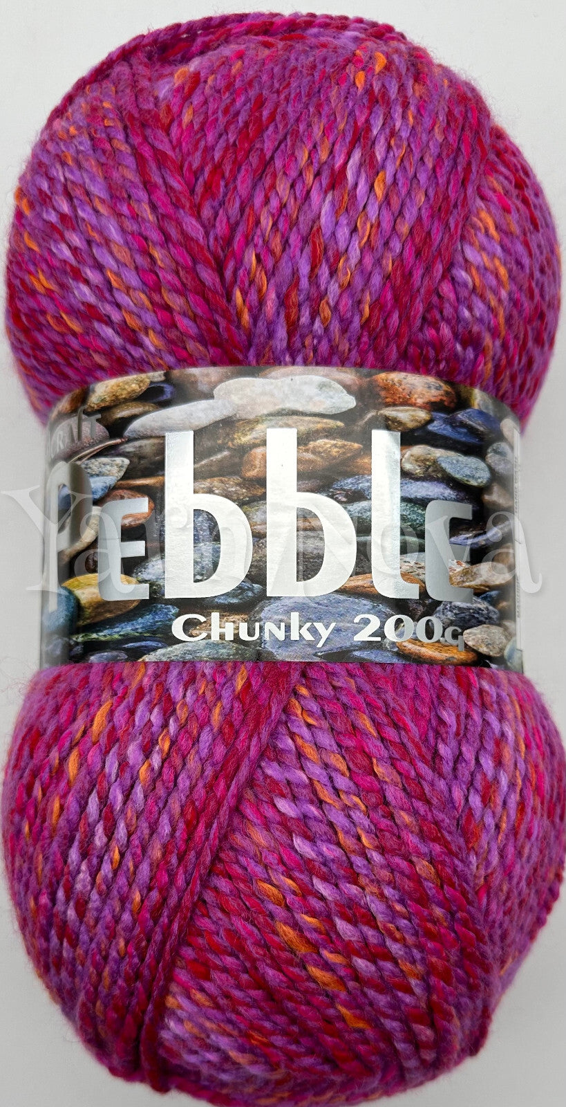 Woolcraft Pebble Chunky Knitting Crochet Yarn Wool - 200g - Choice 40+ Colours -