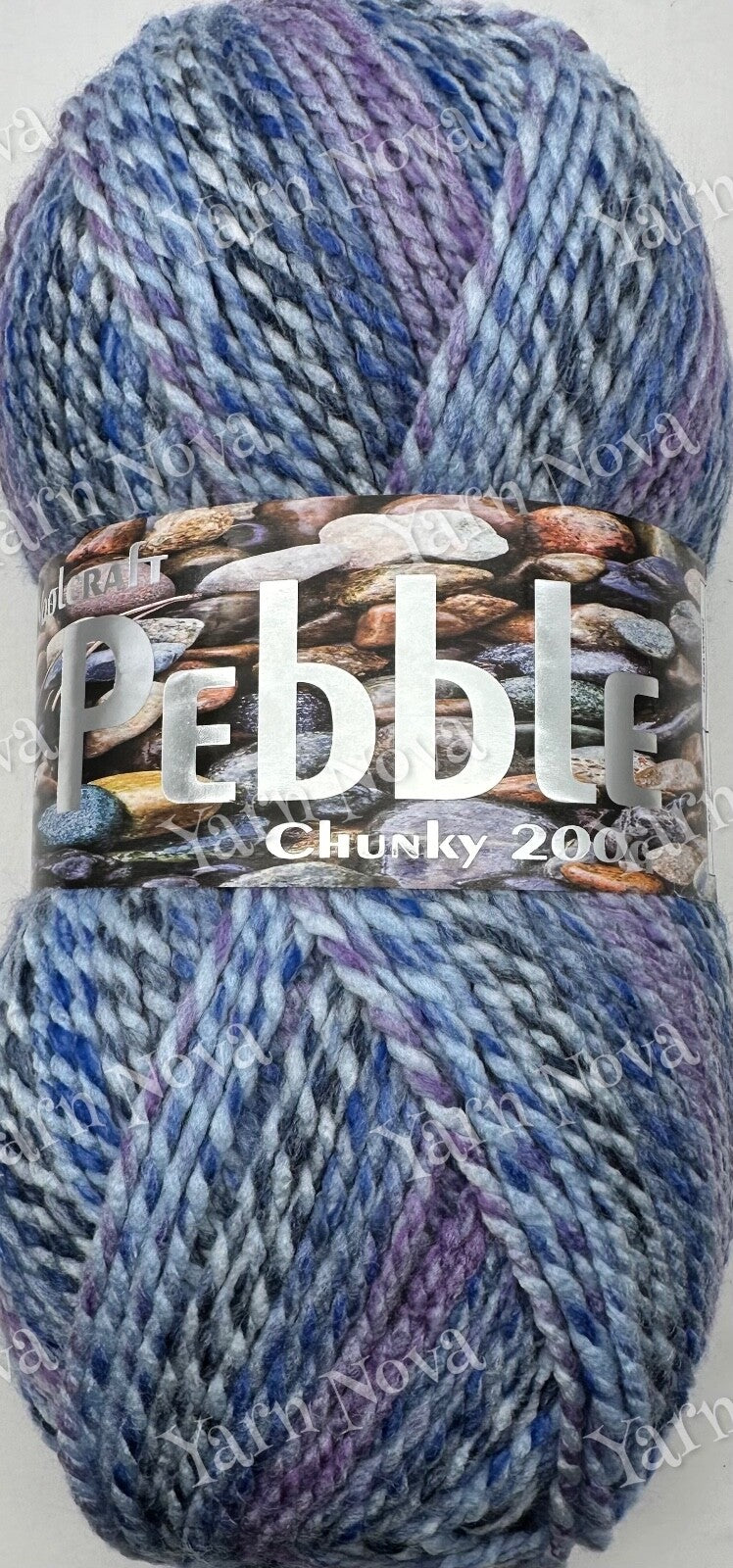 Woolcraft Pebble Chunky Knitting Crochet Yarn Wool - 200g - Choice 40+ Colours -