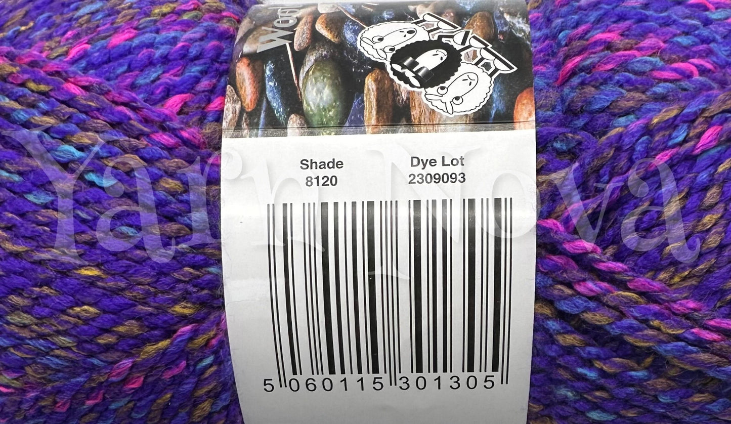 Woolcraft Pebble Chunky Knitting Crochet Yarn Wool - 200g - Choice 40+ Colours -