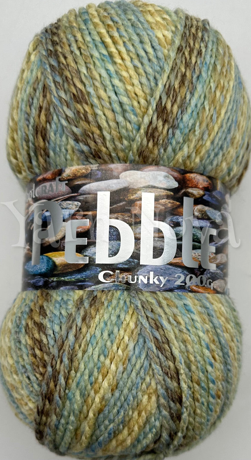 Woolcraft Pebble Chunky Knitting Crochet Yarn Wool - 200g - Choice 40+ Colours -