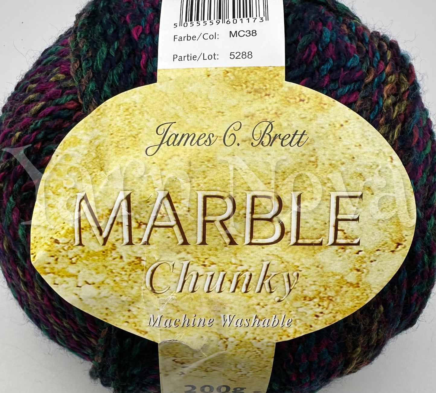 Marble Chunky Knitting Crochet Yarn Wool -James C Brett 200g Balls - All Colours