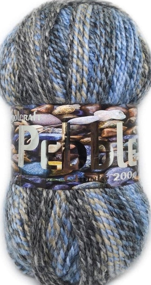 Woolcraft Pebble Chunky Knitting Crochet Yarn Wool - 200g - Choice 40+ Colours -