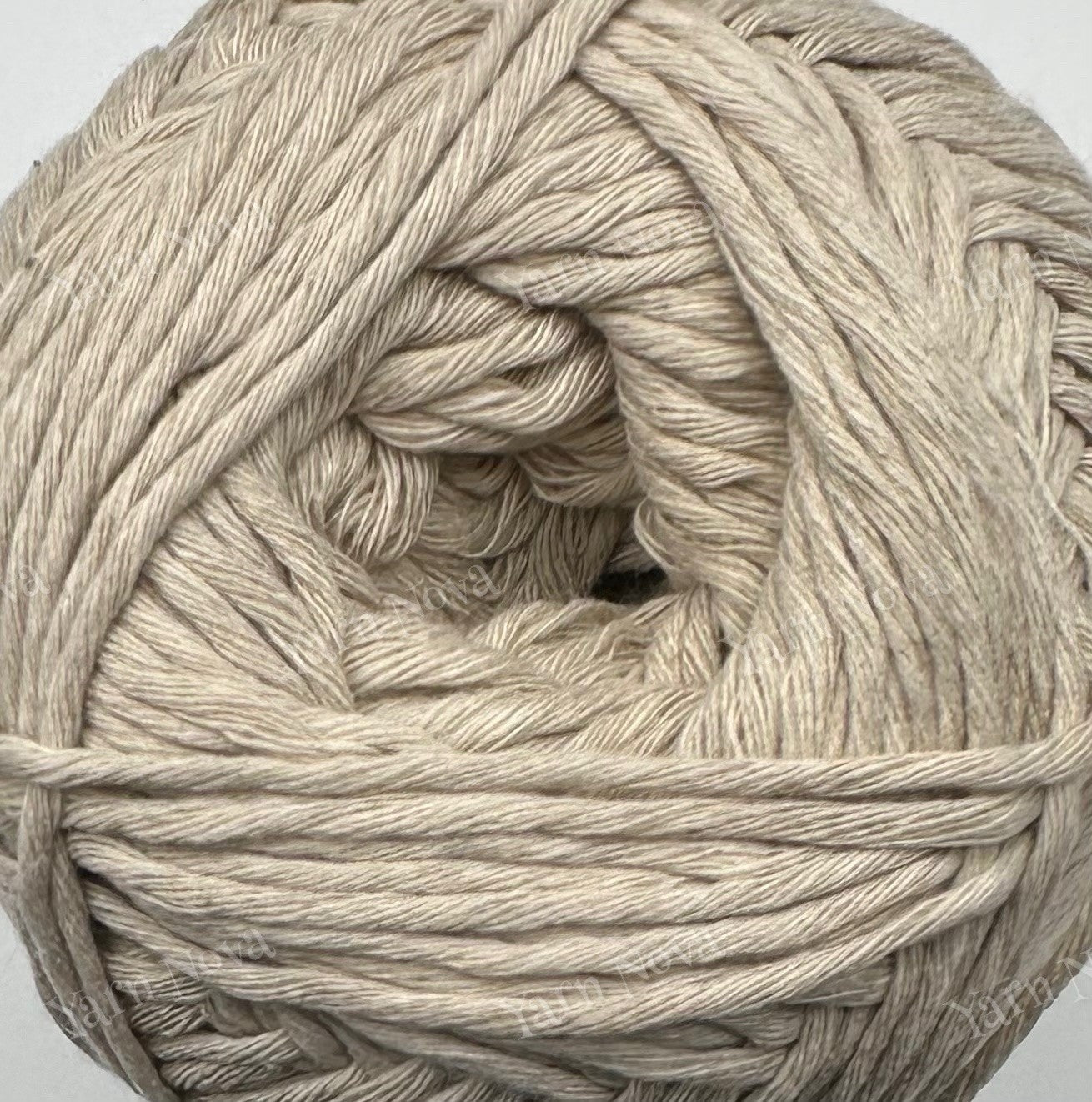 Vintage Cotton Yarn Knitting Crochet Yarn Wool - 5 x 100g Balls - V09 Beige