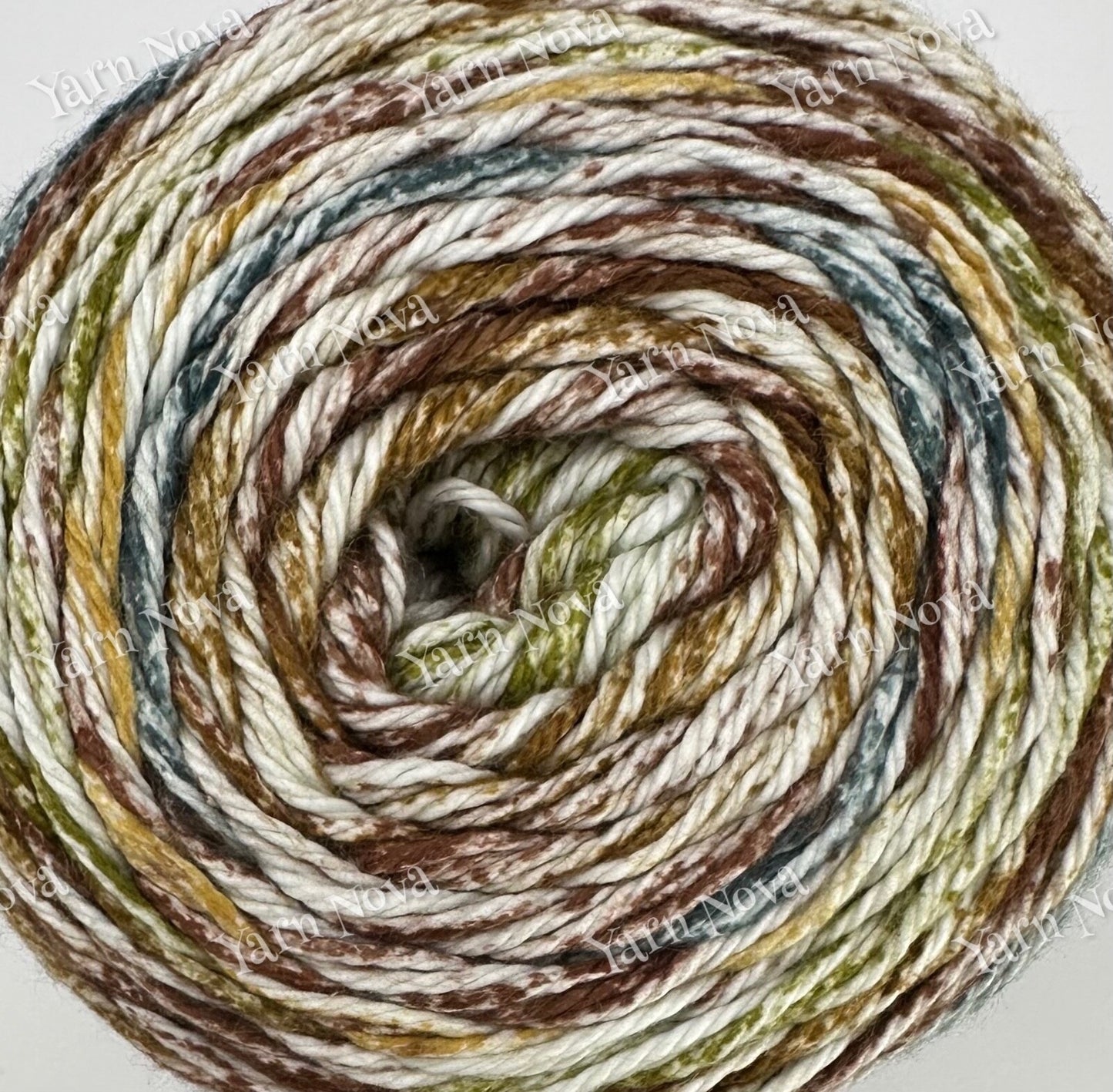 James C Brett Cotton Waves Variegated Knitting Crochet Yarn Wool DK - 100g Cake