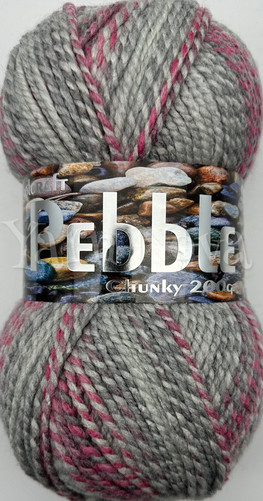 Woolcraft Pebble Chunky Knitting Crochet Yarn Wool - 200g - Choice 40+ Colours -