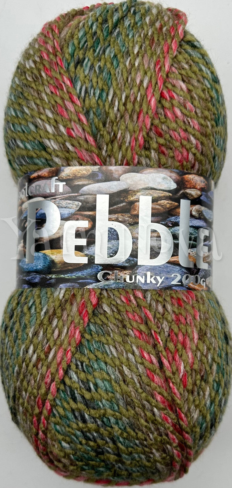 Woolcraft Pebble Chunky Knitting Crochet Yarn Wool - 200g - Choice 40+ Colours -