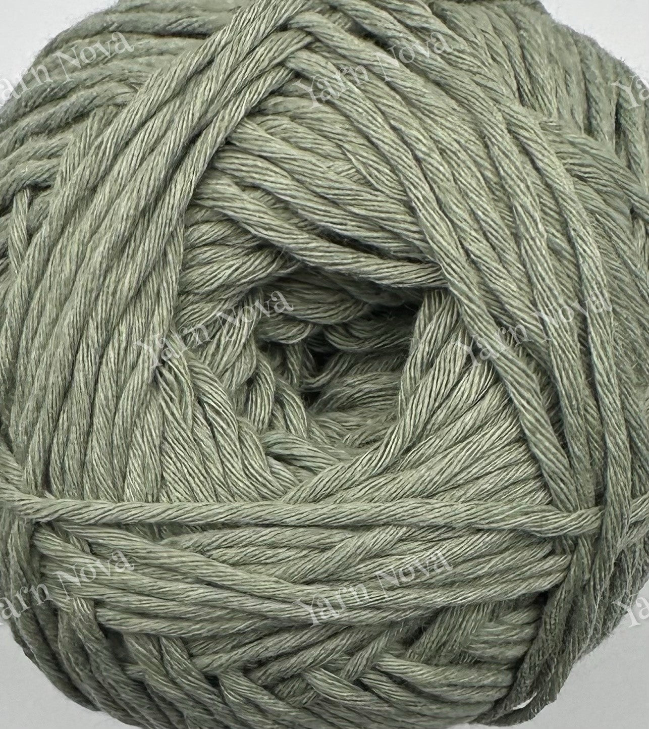 Vintage Cotton Knitting Crochet Yarn Wool - 5x100g Balls - V70 Light Sage Green