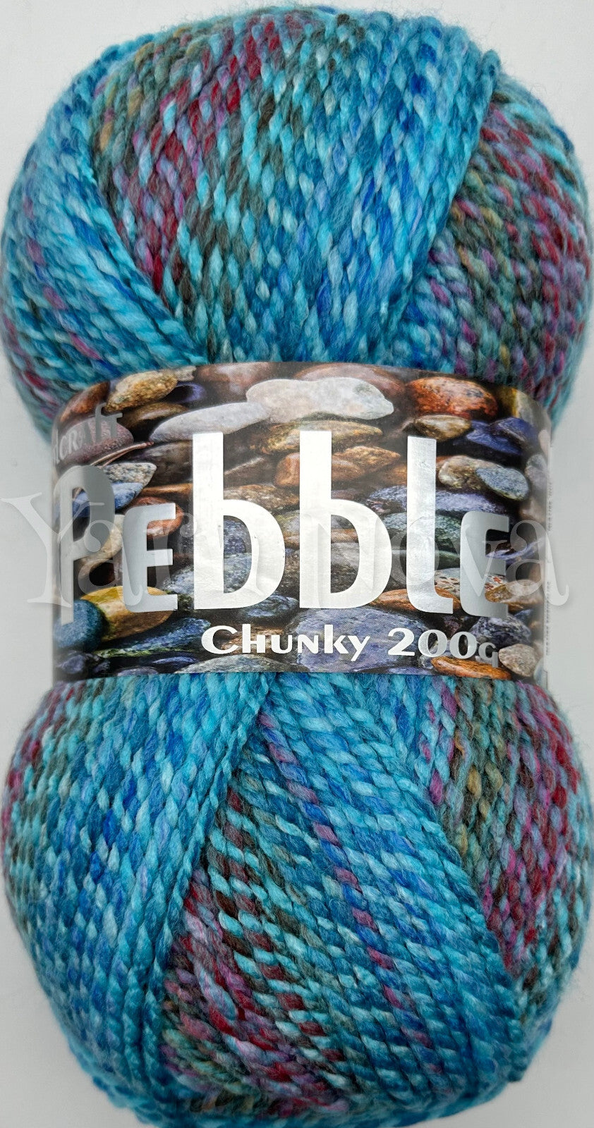 Woolcraft Pebble Chunky Knitting Crochet Yarn Wool - 200g - Choice 40+ Colours -