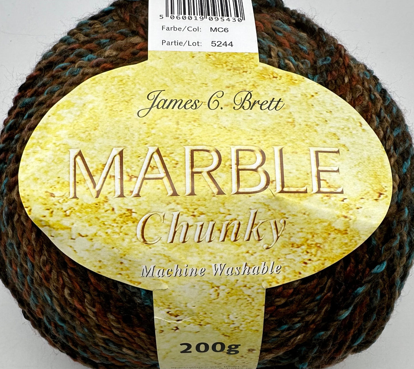 Marble Chunky Knitting Crochet Yarn Wool -James C Brett 200g Balls - All Colours