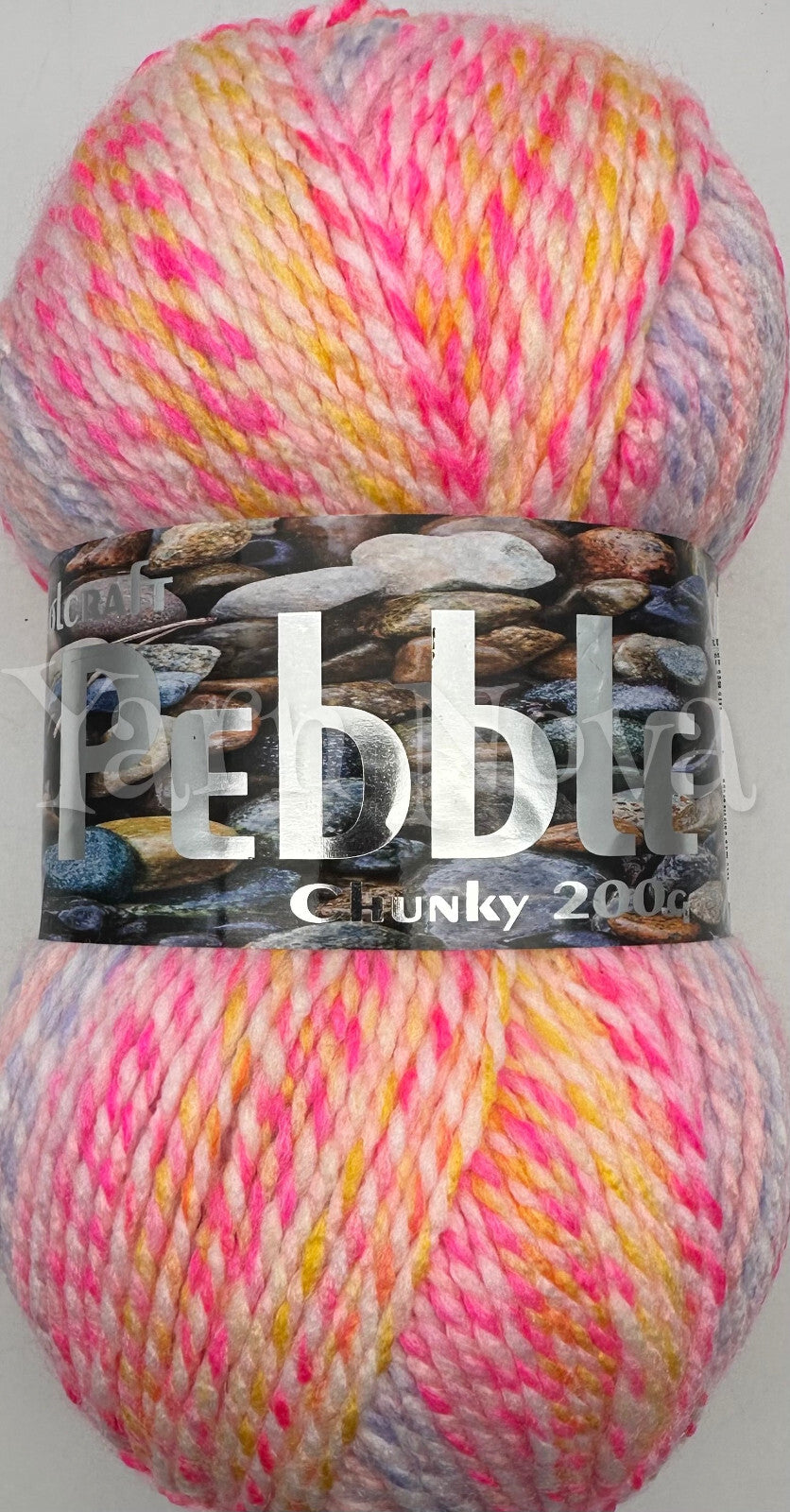 Woolcraft Pebble Chunky Knitting Crochet Yarn Wool - 200g - Choice 40+ Colours -