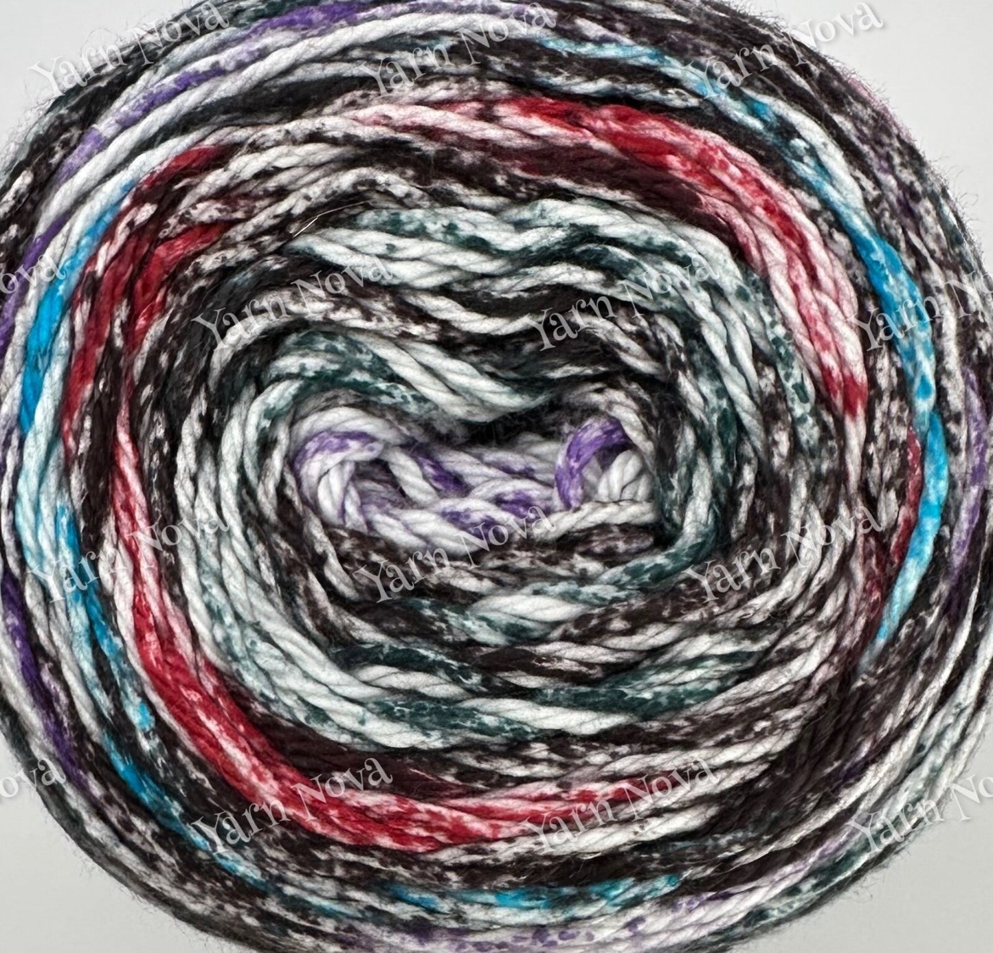 James C Brett Cotton Waves Variegated Knitting Crochet Yarn Wool DK - 100g Cake