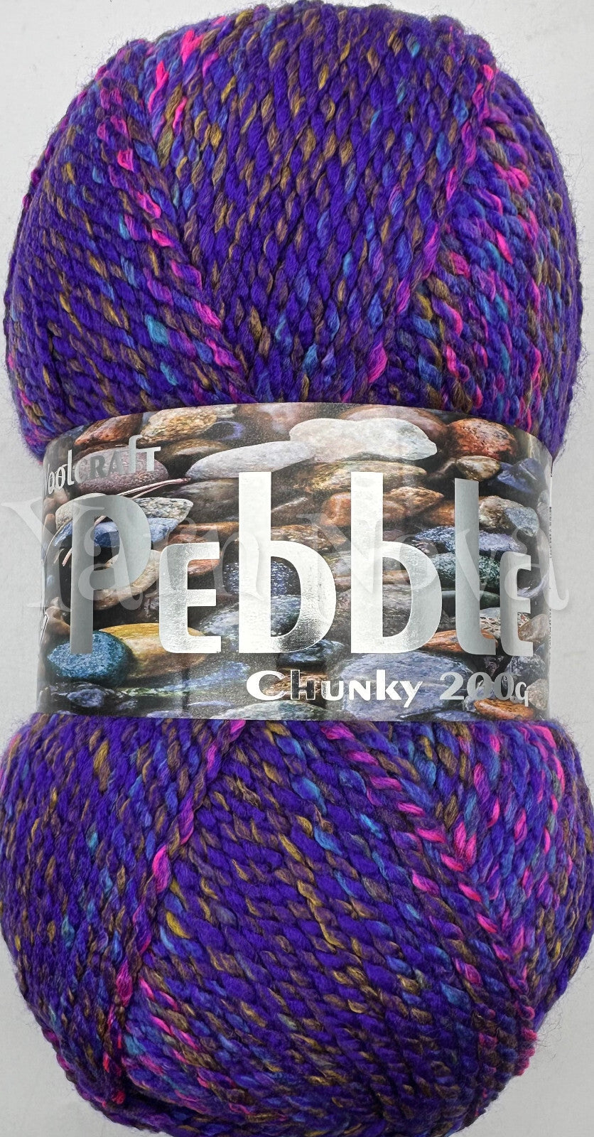 Woolcraft Pebble Chunky Knitting Crochet Yarn Wool - 200g - Choice 40+ Colours -